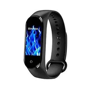 TechKing (3 Year Warranty Best Use for Fitness Freaks M4 Smart Band with HD Touch Display, Activity Tracker, Fitness Band, Waterproof & Sweatproof, Long Battery Life Suitable for All Smartphones