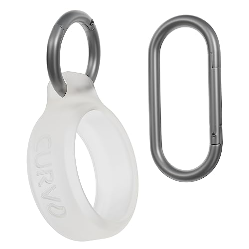 CURVD Clip de funda para tapones para los oídos para un almacenamiento seguro y viaje de tapones para los oídos, clip de funda de transporte de alta calidad. Soporte portátil de aluminio impermeable