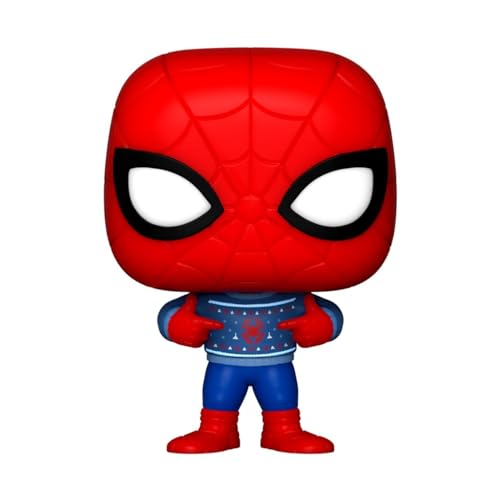 Funko Pocket POP! & Tee: Marvel-Holiday Spiderman - Spider-Man - Small - (S) - Marvel Comics - T-Shirt - Clothes with Collectable Vinyl Minifigure - Gift Idea - Figure and Short Sleeve Top Unisex4