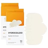 Mitesserentferner Stripes, 20pcs Nasenstrips Mitesser, Hydrokolloid Nasenstreifen, Reguliert Sanft die Talgproduktion, Reinigt und Verfeinert die Poren, Geeignet für Alle Hauttypen