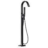 Standarmatur freistehende Wannenarmatur NT3311 inkl. Unterputz-Grundkörper - Farbe wählbar, Farbe:Schwarz