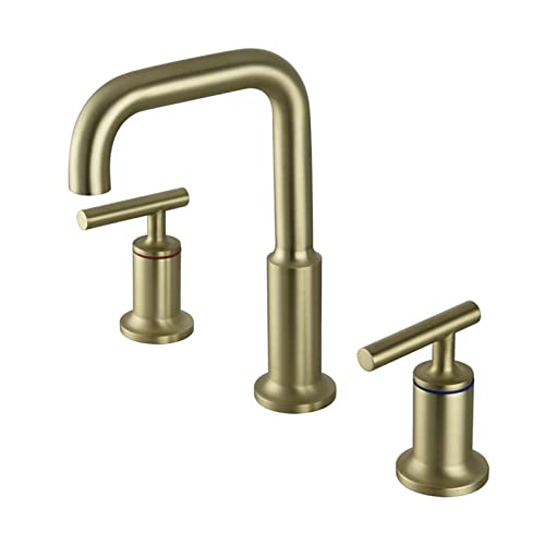 Robinet de lavabo 3 trous or rose pour sublimer votre intérieur - 7