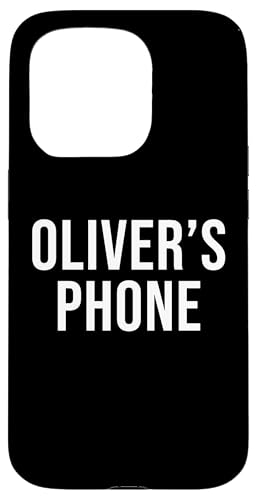 Oliver's Phone �u���b�N �z���C�g ���O Olivia �X�}�z�P�[�X iPhone 15 Pro �p