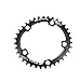 DJC Road Bike Chainring 110BCD Double Chainring 5 Arms Oval 2X 50T 35T Gravel for Sram Red Rival S350 S900(Oval 50-35T Black)