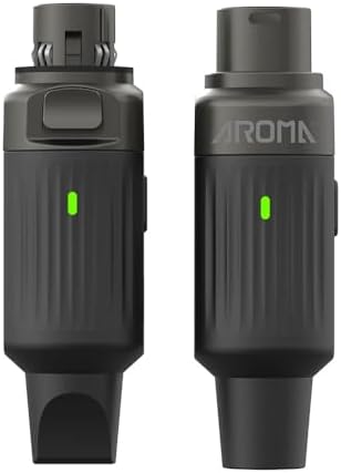 VEDO AROMA Sistema de microfone sem fio, adaptador Mic, receptor ...