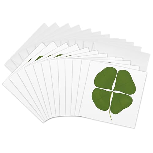 Trèfle à quatre feuilles cartes de vœux pour célébrer les moments forts de la vie