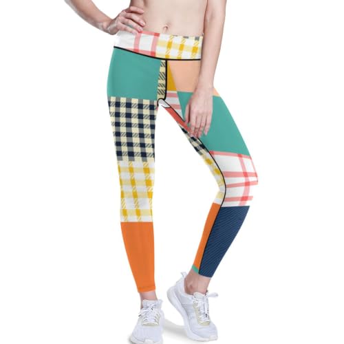 Leggings atléticos de cintura alta que no se bajan con control de abdomen y bolsillos seguros 1