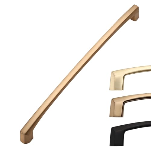 Image of 10 Pack 9 Inch Champagne Bronze Cabinet Pulls Kitchen Cabinet Handles Kitchen Handles for Cabinets Cupboard Handles Champagne Drawer Handle Dresser Pulls