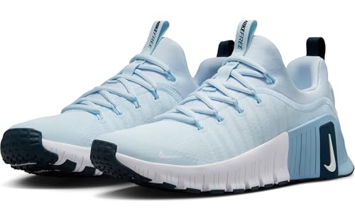 Nike Free Metcon 6 Women's Workout Shoes (FJ7126-402, Blue Tint/Armory Navy/Light Armory Blue/White)2
