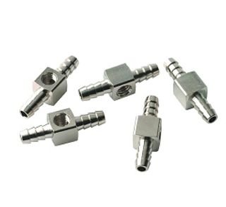 DCI International 0076 1/8'' Barb x 10-32 ''T'' Fitting (Pack of 5)