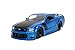 2006 GT Blue Metallic with Matt Black Hood and Stripes Bigtime Muscle Series 1/24 Diecast Model Car by Jada 34195