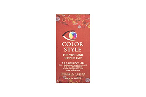 Image of Hazel Colored Contact Lenses 0 Power - Half Yearly Disposable