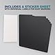 Glorious Vinyl LP Divider Set Black (6 pcs.) - Schallplatten Trenner Schwarz