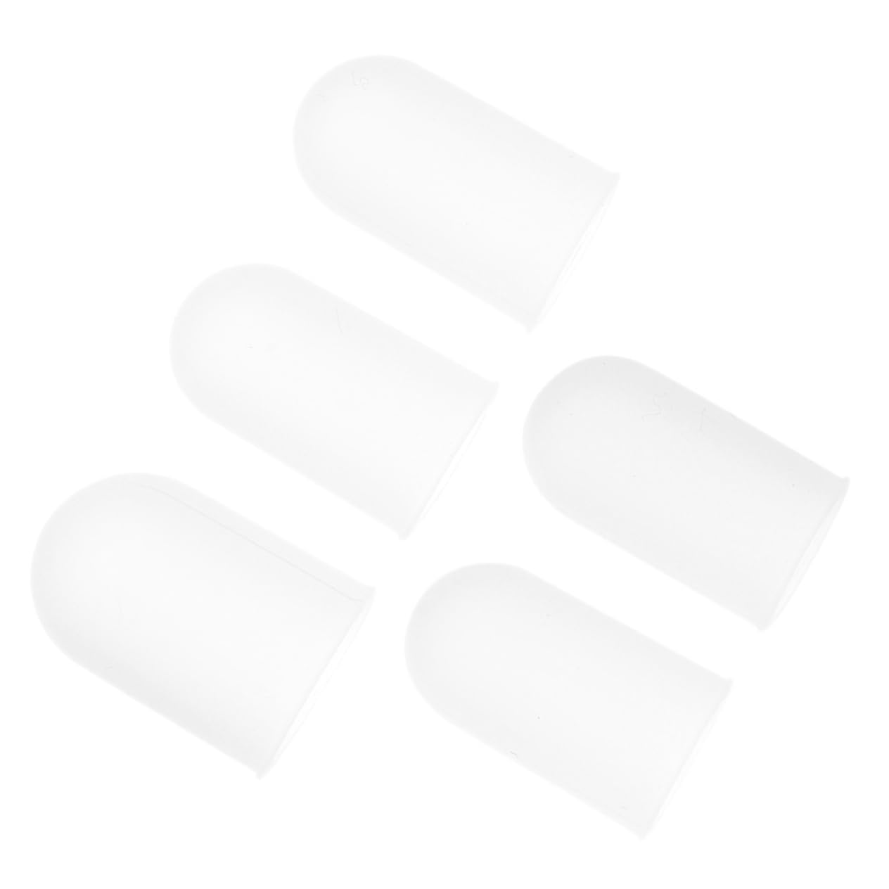 BUTIFULSIC Silicone Large Insulated Non-Slip Protective Covers for Thumb and Fingertips 5 Pack