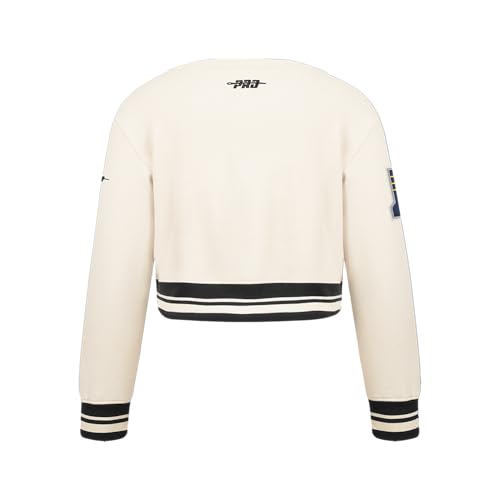Image of Pro Standard Big Girls NBA Retro Classics Fleece Crewneck Sweatshirt