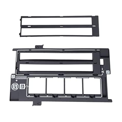 Poweka 1423040 1403903 1401444 35mm Film Holder Slide Negative Holder & Cover Film Guide Photo Holder Compatible with Ep-Son Perfection V500 V550 V600 4490 4990 2450 3170 3200 4180 X750 X770 X820 Cover