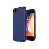 Speck Products Presidio2 PRO iPhone SE (2022) Case| iPhone SE (2020)| iPhone 8| iPhone 7, Coastal Blue/Black/Storm Grey (136209-9127)
