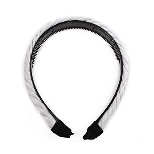 Hairro JK-SY-UOST622 Braided Headband With Teeth Fishtail Braids Hairband With Tooth Synthetic Fish Tail Hair Band Plaited Hairband Hair Hoop Braid Headband Extensions Headband Hairpiece thumb #4