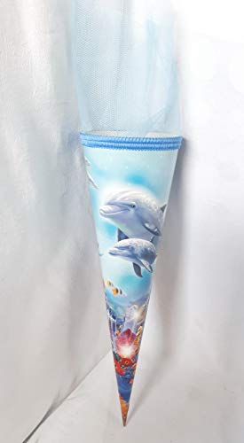 Preisvergleich Produktbild Schultüte 35cm Delfinfamilie