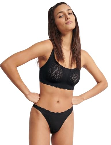 Sloggi Donna Zero Feel Bliss String, Nero - 7