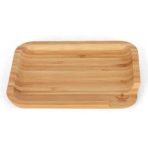 Belari 7" Bamboo Tray - Wooden Tray - Easy to Clean - Smooth Surface - Rounded Edges - Clean Finish - Bamboo Rolling Tray Cover