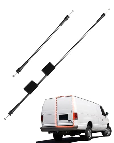 KPALAG Rear Right Cargo Door Latch Release Cables Compatible with Ford E-150 E-250 E-350 E-450 E-550 Econoline Super Duty Wagon Van Replace# 8C2Z15431A02C,924-351