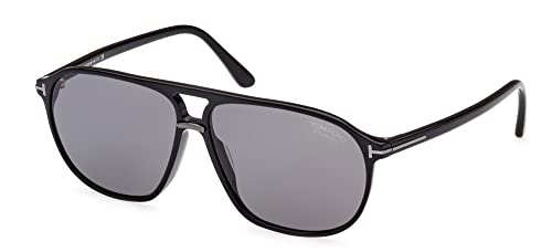 Tom Ford BRUCE FT 1026-N Shiny Black/Grey 61/12/145 men Sunglasses