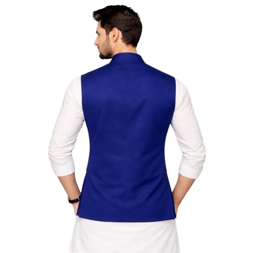 Image of DesignerBin Men's Nehru jacket Waistcoat, Modi Jacket with Beautiful Color