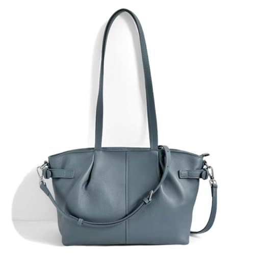 Classic Full Grain Leather Tote Bag for Women Adjustable Shoulder bag Real Leather Women's Bag for everyday use