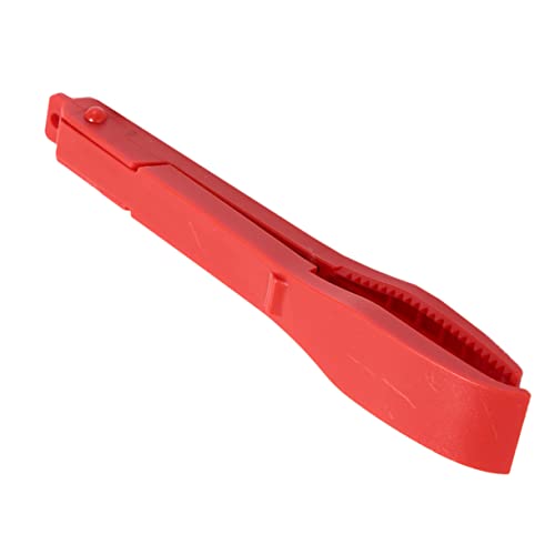 GOOHOCHY Fishing Clamp Wide Opening Non Fishing Tweezers Fish Controller Red Portable Fishing Tool