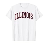 Illinois residents including Illinois adults & kids will love this simple retro Illinois throwback design that says Illinois in classic retro Illinois orange blue! A great gift for Christmas, Birthdays, Holidays, college students, and Illinois sports...