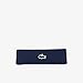 Lacoste Unisex Bouclette Jersey Tennis Headband, One Size, Navy Blue