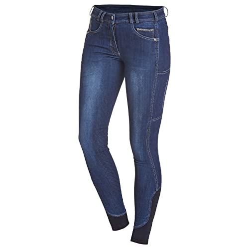 Schockemöhle Sports Damen Reithose Delia FS Style Jeans Blue, Größe:44 Cover