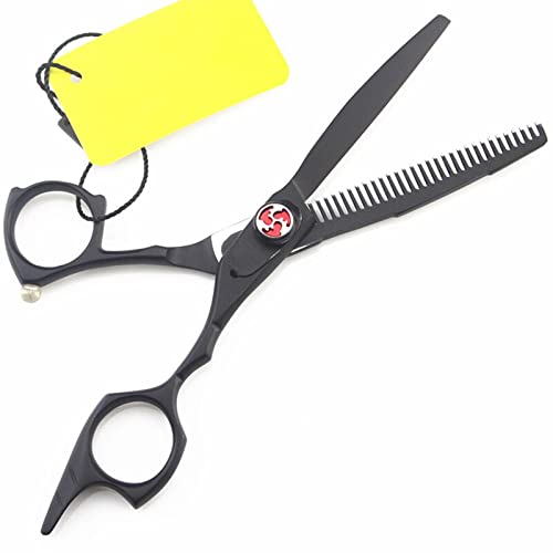 Tijeras para Cortar el Cabello, Tijeras japonesas de peluquería de 5.5 Pulgadas, Tijeras de entresacar para peluquería, Tijeras para Cortar el Cabello, Herramientas para (Adelgazamiento B)