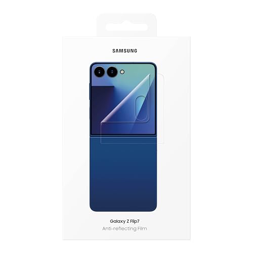 Image of Samsung Galaxy Z Flip7 Anti-Reflecting Film, Phone Screen Protector, Anti-Scratch, Dust, and Fingerprint Shield, Anti-Glare, High Touch Sensitivity, US Version, Transparent