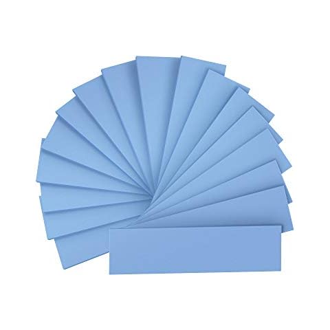 A ADWITS [ 16-Pack ] 1.5mm Thermal Conductive Silicone Pads, Soft Safe Simple to Apply for SSD CPU GPU LED IC Chipset Cooling -Blue Cover