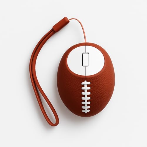 Image of Sports 123 Addition Bluetooth Mouse with 2.4 GHz & BT 5.3 Dual Wireless, 6 Buttons, C-Type Charging, RGB Lights, Connect 3 Devices, Ergonomic Design for Laptop, Smartphone, Tablet (Modern Rugby)