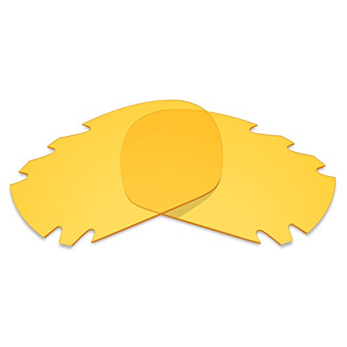 Mryok UV400 Ersatzgläser für Oakley Jawbone Vented - HD Yellow Cover