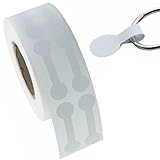 500 Pcs Jewelry Price Label Blank Jewelry Price Tags Stickers Self Adhesive Jewelry Label for Necklace Earring Price Identify Label