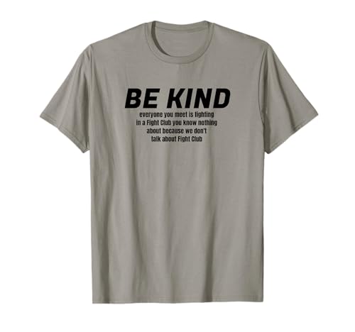 Camiseta Be Kind Fight Club Camiseta