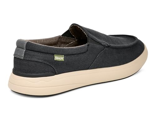 Image of Sanuk Mens Mason Loafers | Mens Shoes | Slip On Shoes for Men | Men's Slip-on Loafers | Removable Comfort Footbed