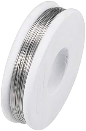 uxcell 0.3mm 28AWG Heating Resistor Wire Wrapping Nichrome Resistance Wires for Heating Elements 33ft