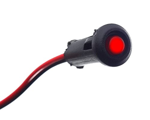 Akachafactory Sticker Laptop Car Motorcycle Scooter Alarm System Red