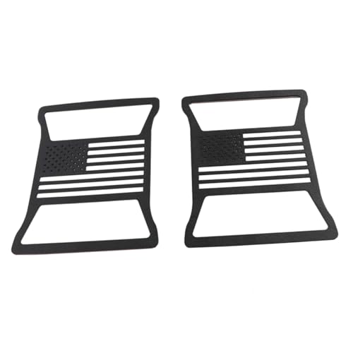 JUNLELI Car Taillight Cover, Tail Lamp Cover, Tail Light Guards Decoration Trim for Jeep JL JLU Wrangler JT Gladiator 2018-2025 USA Flag Pattern Exterior Protector Accessories