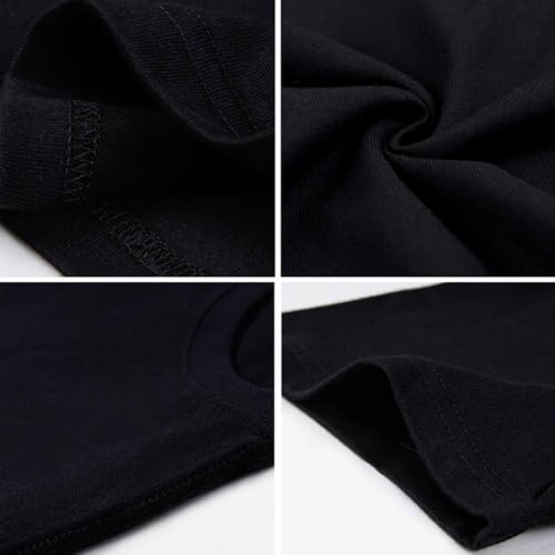 MUXIAOQI Cotton Mago De Oz O Neck Men T-Shirt Casual Graphic Tops Black S