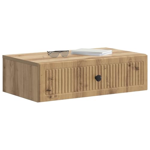 Console murale chêne Artisan pour optimiser les petits coins - 4