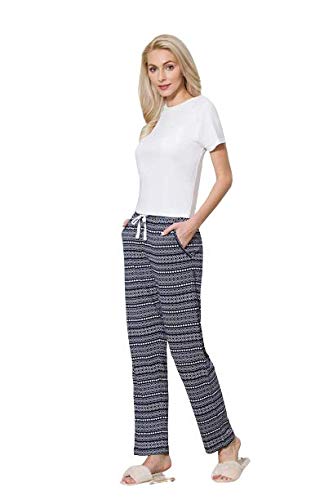 Image of Van Heusen Athleisure Ultra Soft Printed Pyjama with Pockets