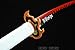 Japanese Anime Sword Demon Slayer Katana Sword, Handmade 1045 Carbon Steel Samurai Katana, Full Tang Handmade Sharp Cosplay,Real Weapons (Rengoku Kyoujurou Knife)