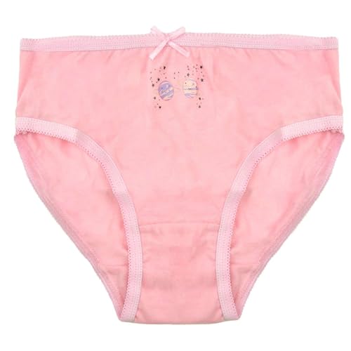 Thingimijigs 7 Pairs Girls' Moon and Stars Print Knickers Briefs Underwear, Multicolour, 7-8 Years