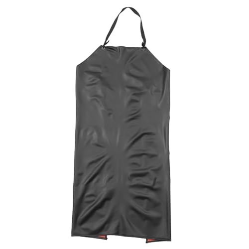 WOONEKY Extra Thick Apron Dish Washing Aprons Work Apron for Workshop Bbq Grill Apron Barber Apron Baking Apron House Keeping Apron Dishwasher Apron for Restaurant Chef Apron Black Pvc